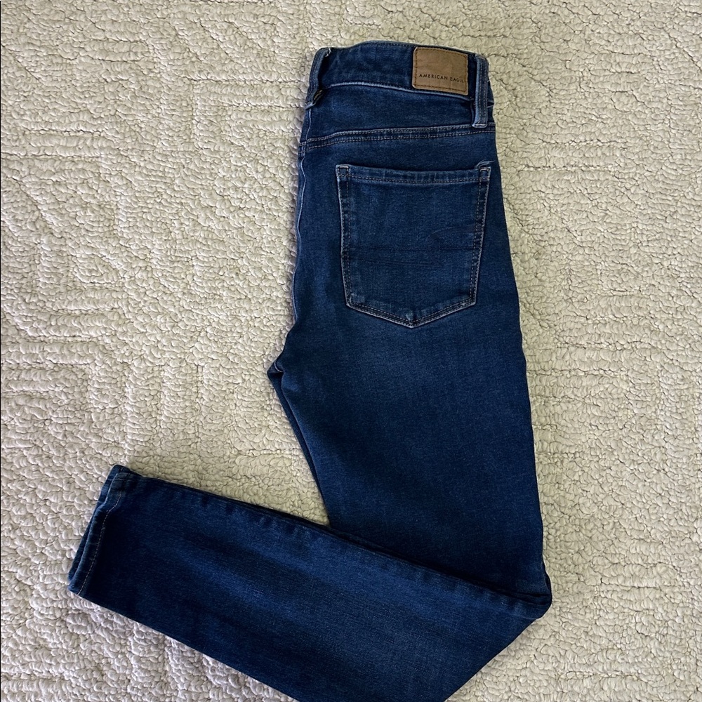 American Eagle Outfitters Hi-Rise Jegging Women’s Indigo Slim Jeans Size 2